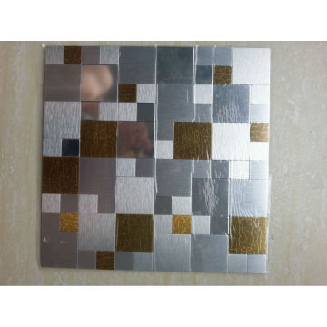 0949 Interior wall paneling aluminium mosaic tile